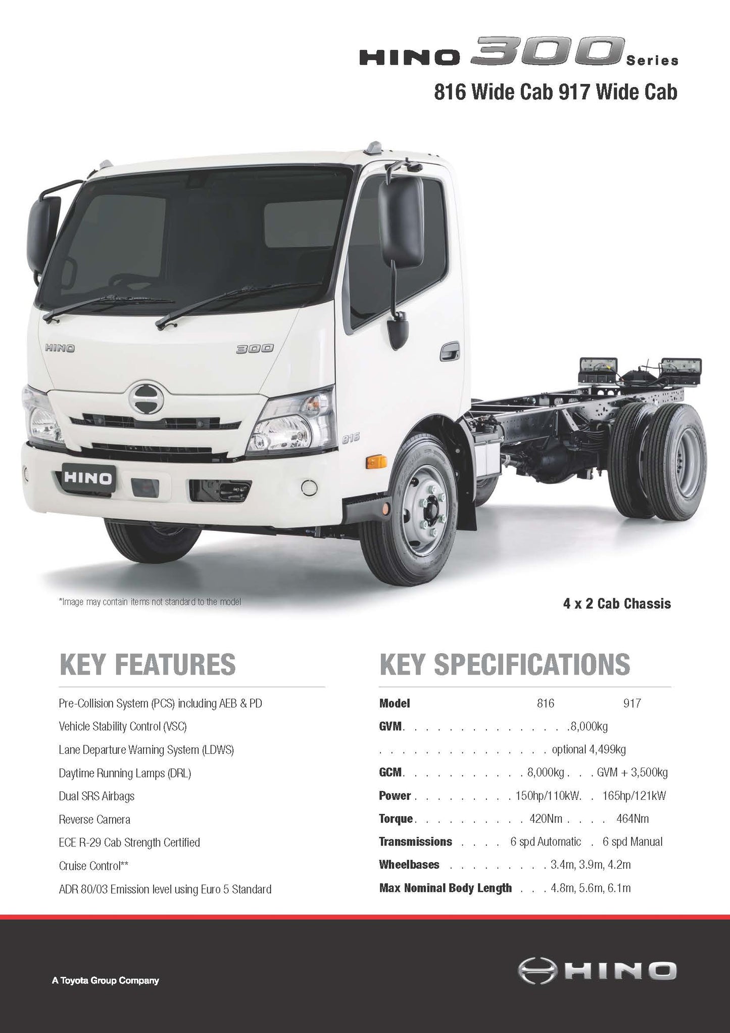 300 Series Wide Cab Range 816-917 (Pack of 10)