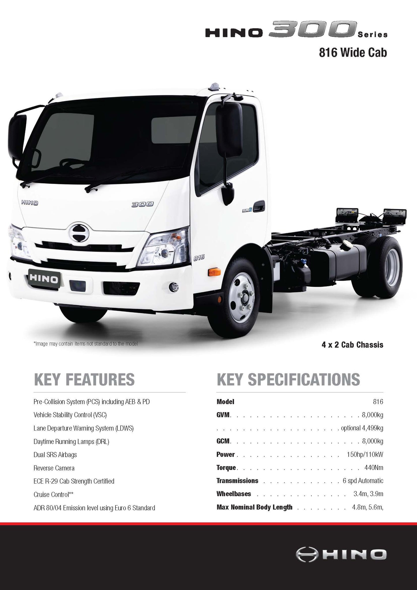 300 Series Wide Cab 816 (Pack of 10)