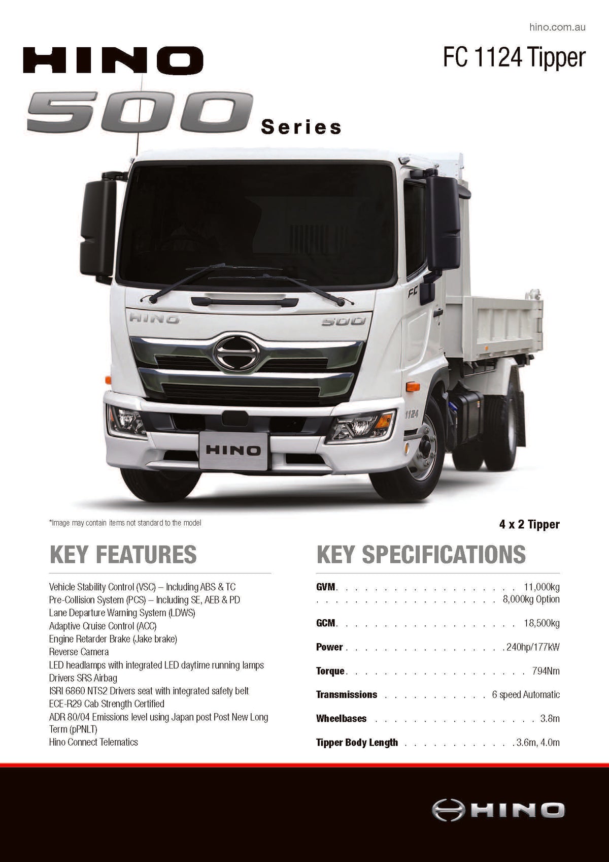 500 Series TIPPER FC1124 (Pack of 10)