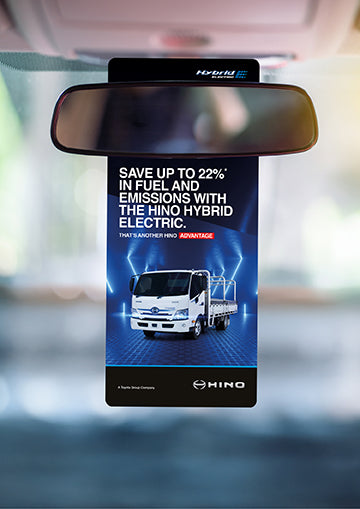 Hybrid Electric - Fuel Savings & Emissions Reductions - Mirror Hanger (Pack of 10)