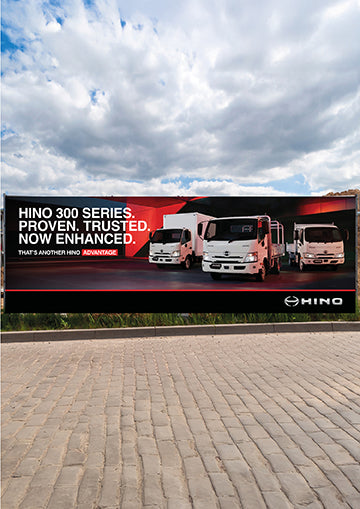 Enhanced 300 Series - Range - Mesh Fence Banner