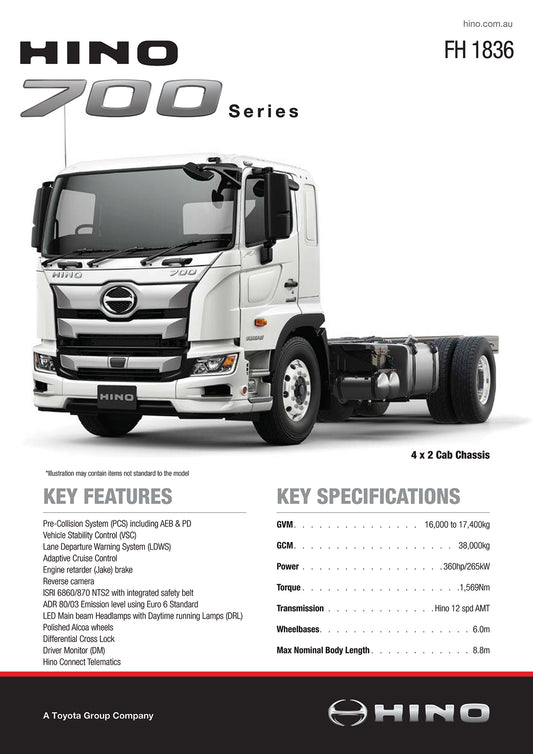 700 Series FH1836 (Pack of 10)