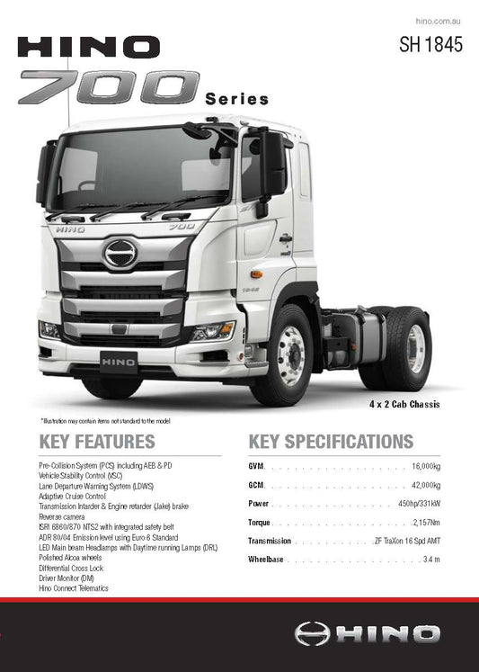 700 Series SH1845 (Pack of 10)