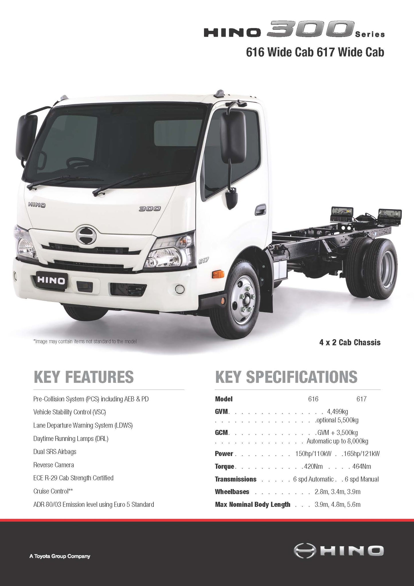 300 Series Wide Cab 616-617 (Pack of 10)