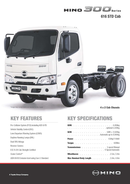 300 Series 616 STD Cab (Pack of 10)