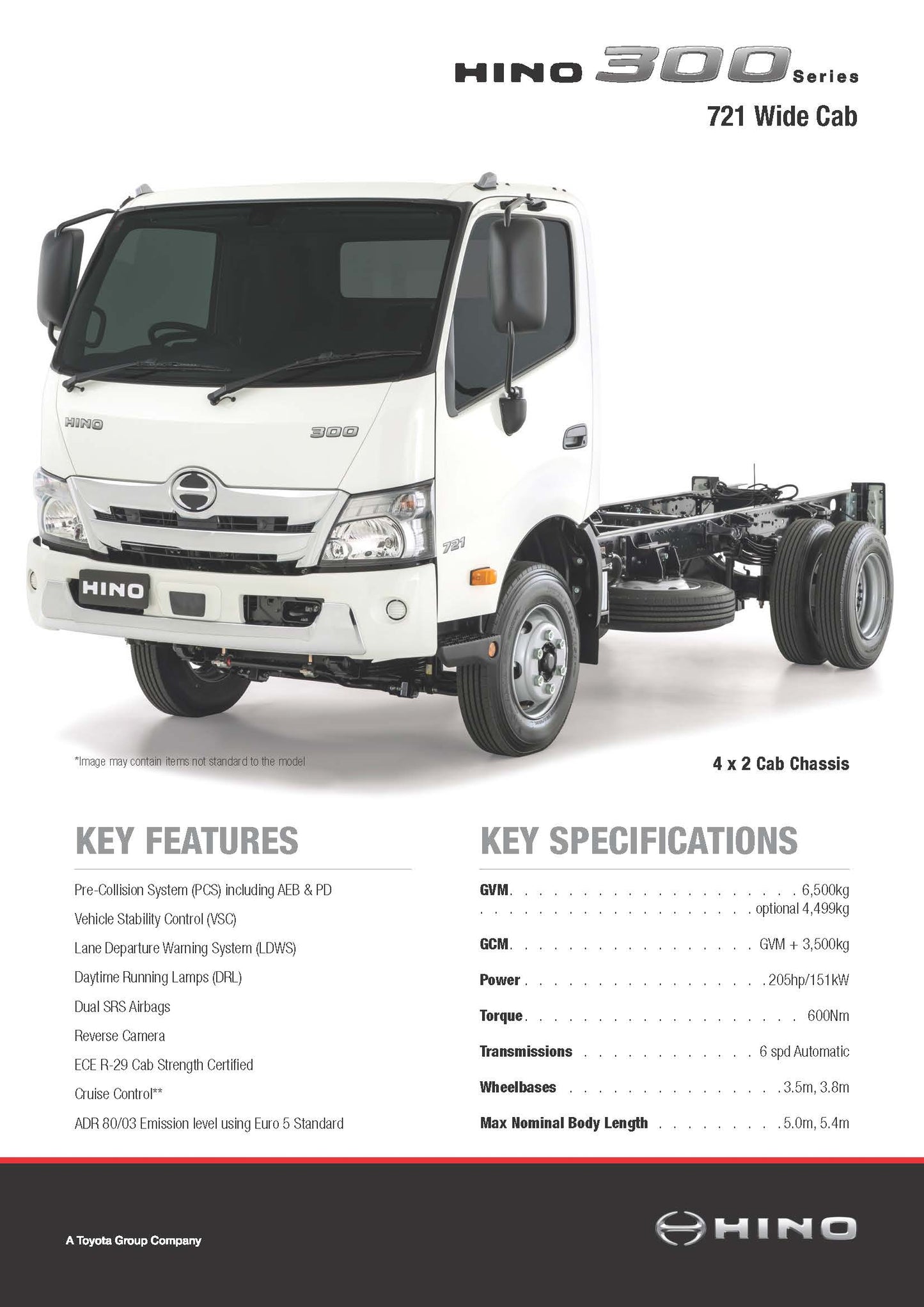 300 Series Wide Cab Range 721 (Pack of 10)