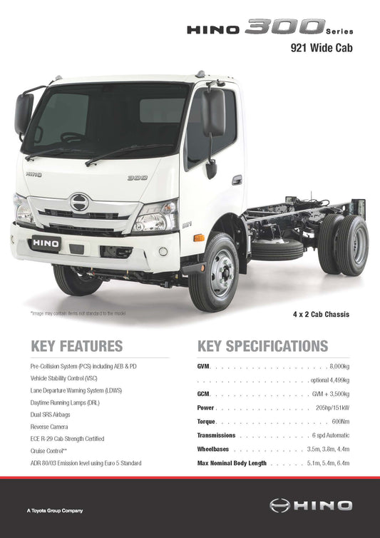 300 Series Wide Cab 921 (Pack of 10)