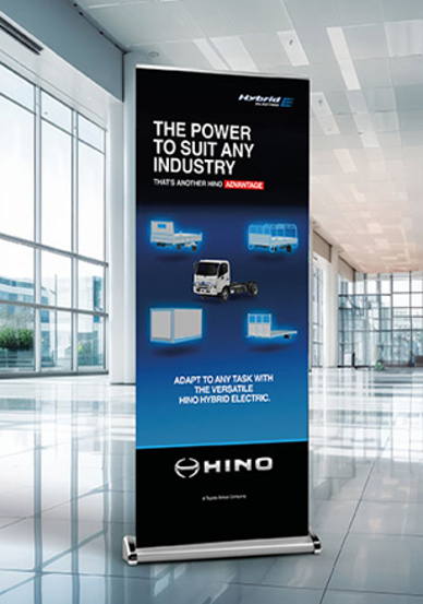 Hybrid Electric - Application - Pull Up Banner