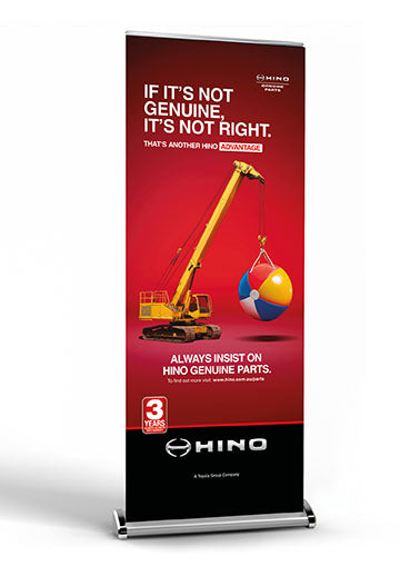 Genuine Parts - Crane - Pull Up Banner