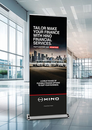 Hino Finance - Pull Up Banner