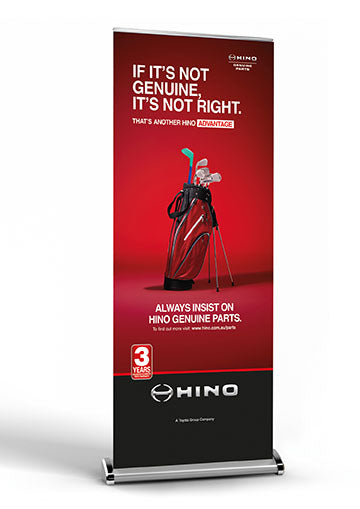 Genuine Parts - Golf - Pull Up Banner