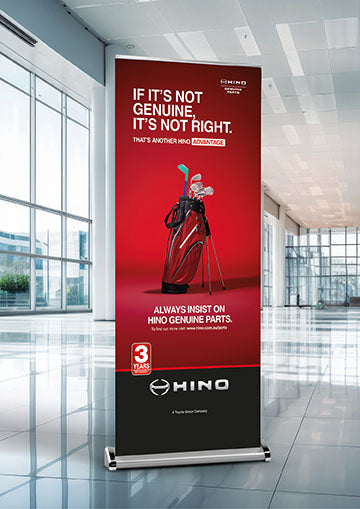 Genuine Parts - Golf - Pull Up Banner