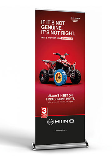 Genuine Parts - Quadbike - Pull Up Banner